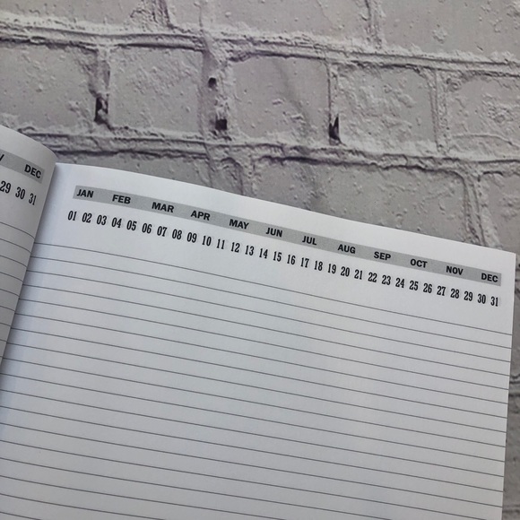 Papeterie Bleu yearlong pink notebook New! - Picture 2 of 5